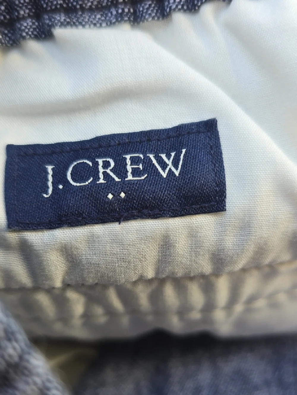 J.Crew Men's Casual Linen Blend Pants Blue Small